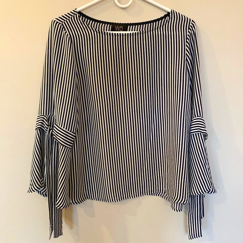 W5- Striped Blouse